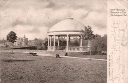 Wilmington. Pavilion at zoo entrance, 1905