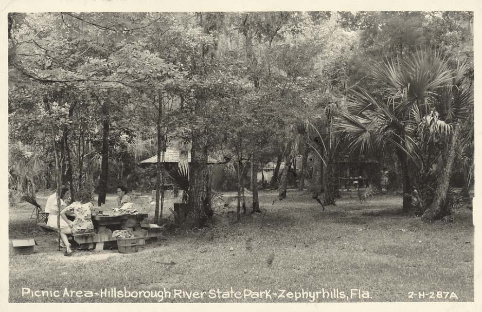 Zephyrhills. Picnic Area, between 1930 and 1940